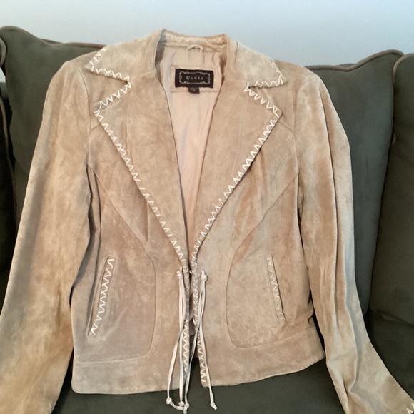 Guess Jackets & Blazers - GUESS GENUINE SUEDE LEATHER WESTERN STYLE JACKET SIZE M